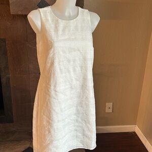 Vince Camuto women’s high low white tank dress size 6